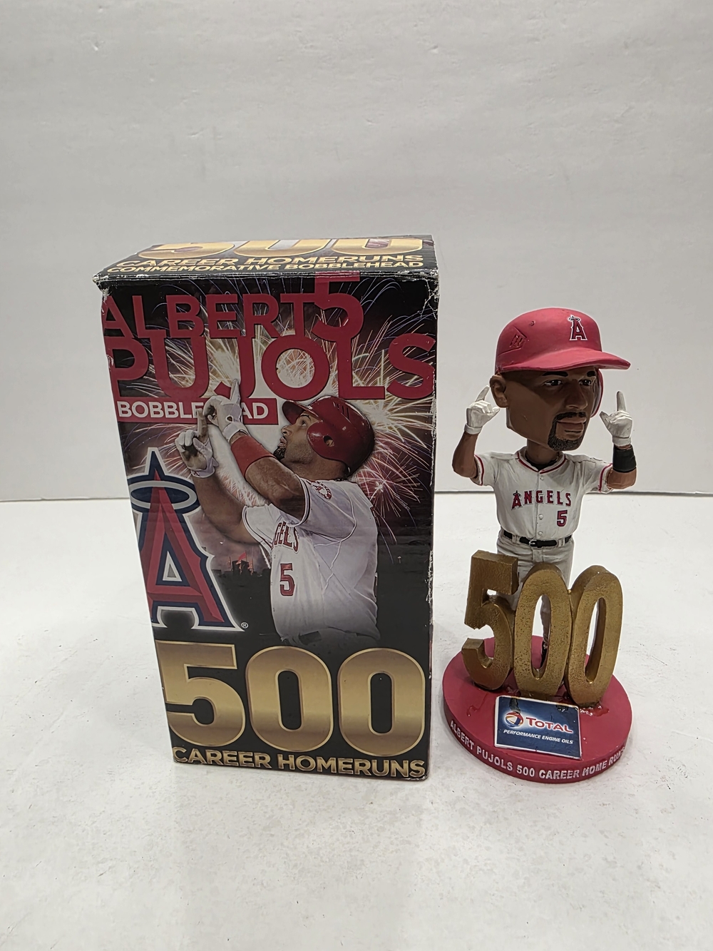 Albert Pujols Angels 500 Career Home Runs Bobblehead
